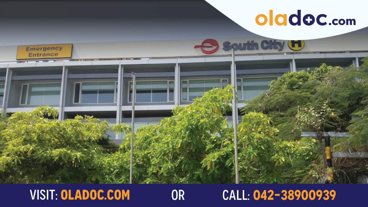 Front View of South City Hospital Karachi